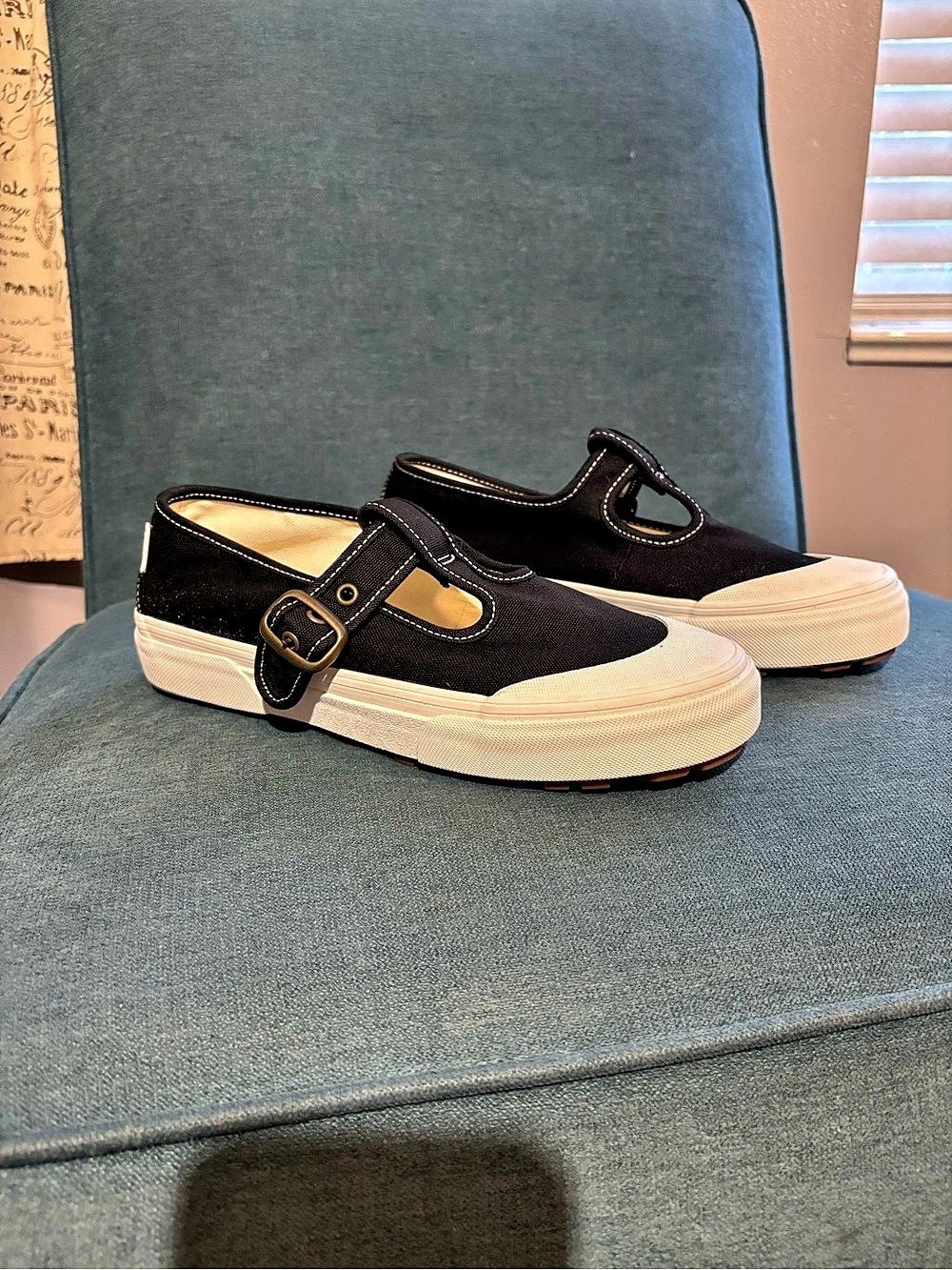 Vans Mary Jane Black/True White Sneakers Black & White US 8.5